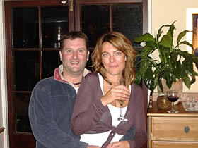 Mike Tudor and partner Sarah