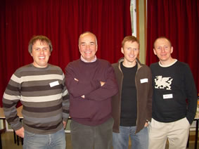 Dave, Mr Sharatt, Mike and Rob