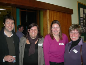 Michael and Eleanor Lawrence, Rachel Davies and Sian Noble-Campbell