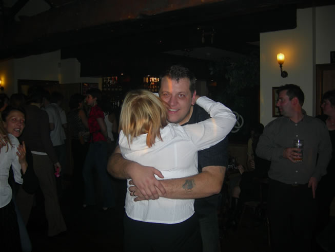 Roger and Tracey Kirby dancing